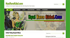 Desktop Screenshot of nyairorokidul.com